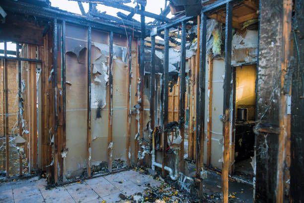 Professional Emergency Fire Cleanup technician working in North Wales, PA